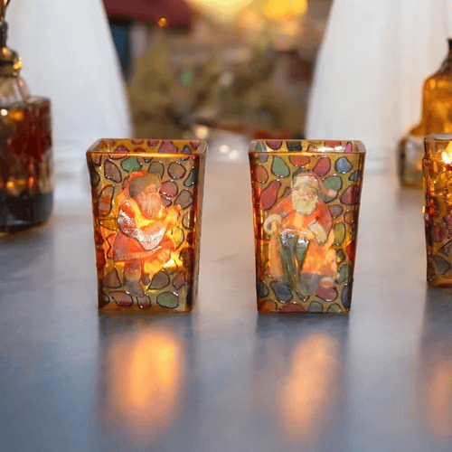 Clear Glass Votive Candle Holder