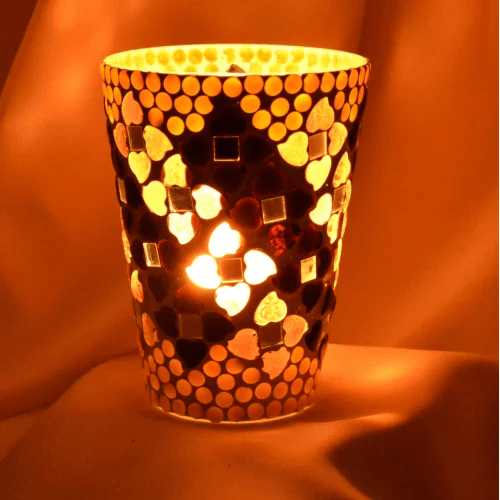 Glass Candle Holders