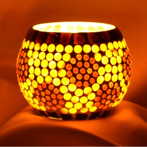 Glass Candle Holders