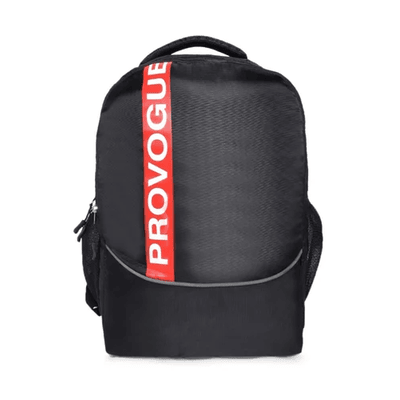 Black Polyester Laptop Backpack
