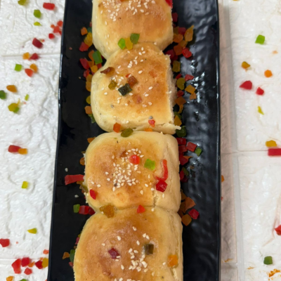 Stuffed Sesame Buns