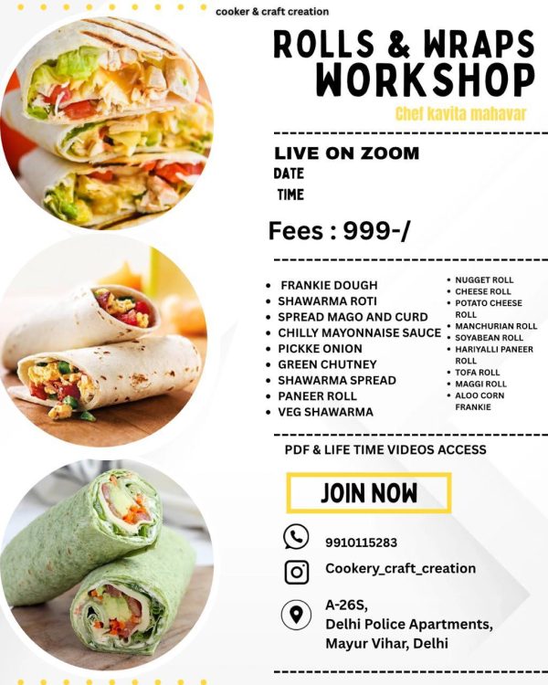 Rolls & Wraps Workshop