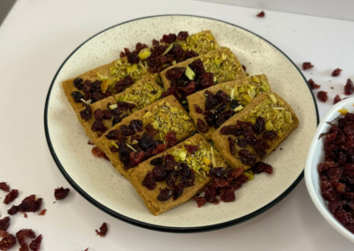 Cranberry Pistachio Shortbread