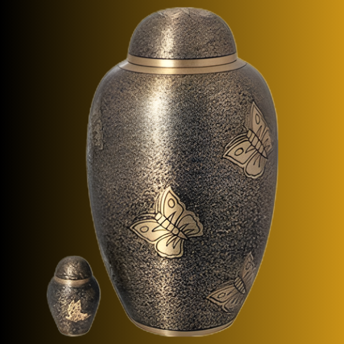 Hand Engraved Brass Urns