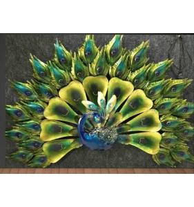 Dancing Peacock Wall Decor