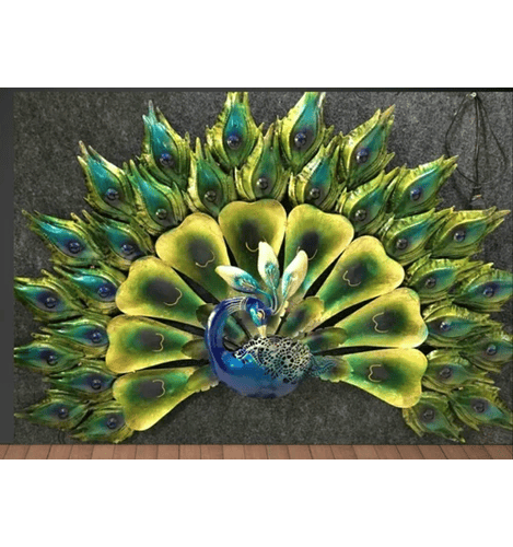 Dancing Peacock Wall Decor
