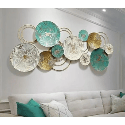 White and Blue Circles Strokes