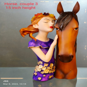 Horse Couple Decorative Figurine