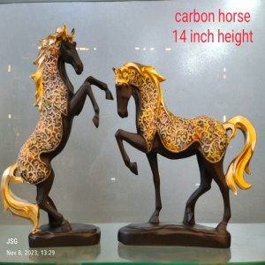 Carbon Horse Sculpture