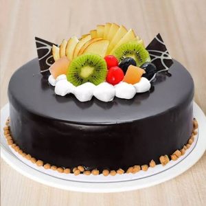 Chocolate fruit cake