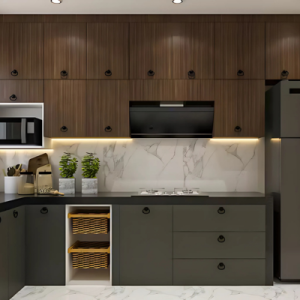 Traditional L-Shaped Kitchen Design