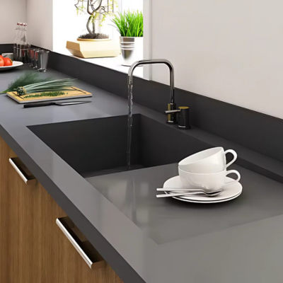 White Porcelain Kitchen Sink Design