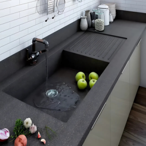 Granite Double Bowl Kitchen Sink Design