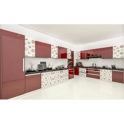 Acrylic Modular Kitchen
