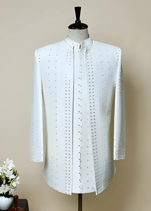 White Groom Sherwani