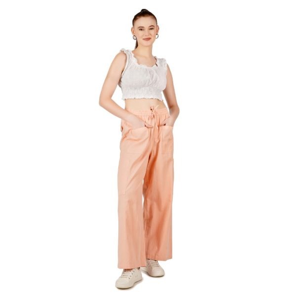 Women's Peach Trousers