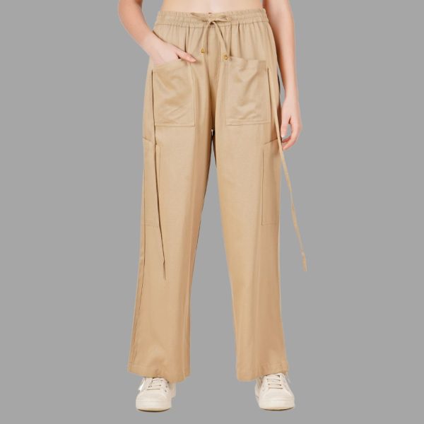 Beige Trousers for Women